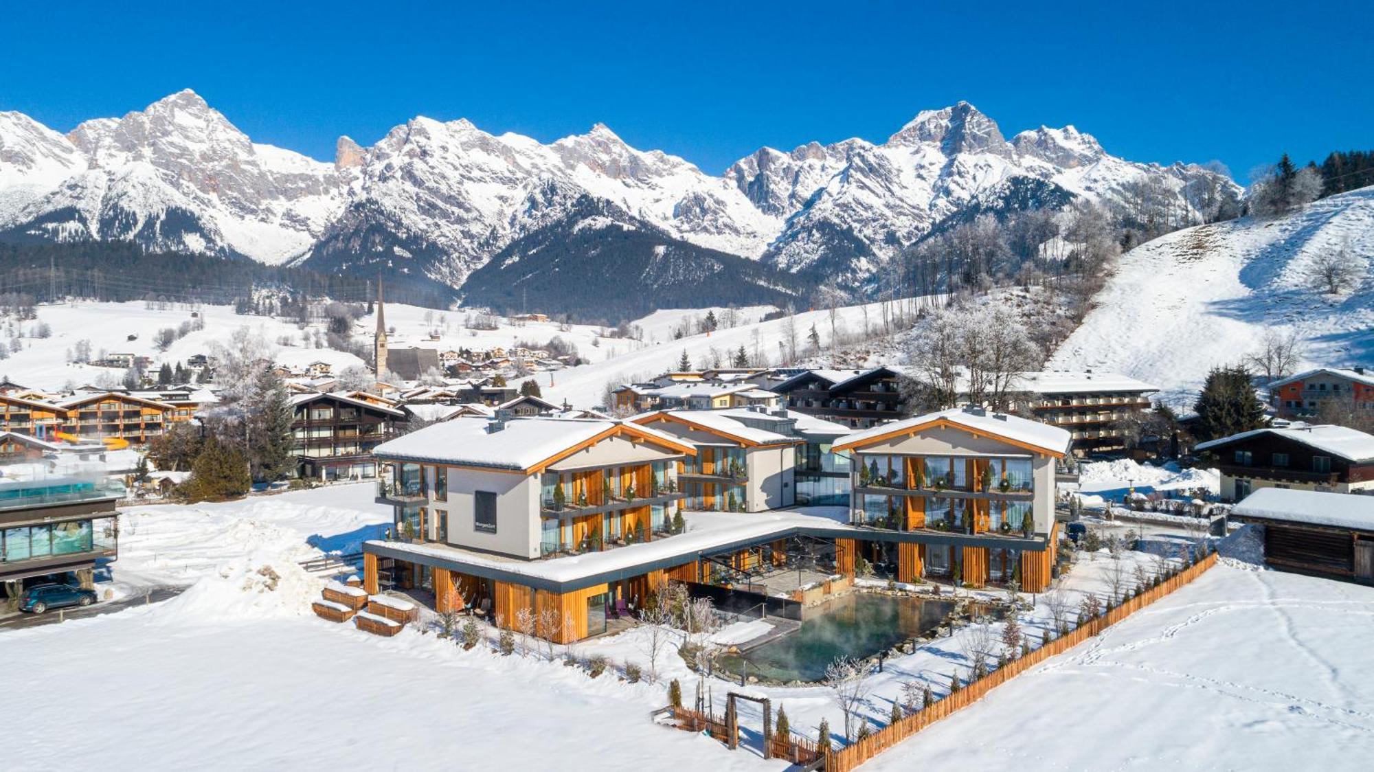 Hotel Morgenzeit -Natuerlich.Bed&Brunch Maria Alm am Steinernen Meer Dış mekan fotoğraf